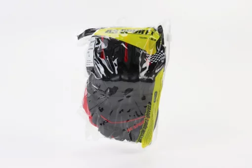 Перчатки мотоциклетные без пальцев L-Чёрно-Красные, тип 2, FIX-355106