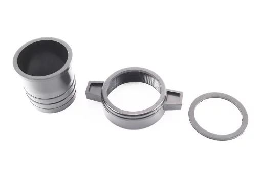 Перехідник мотопомпи з фланця на шланг, пластмаса к-кт 3шт, 3"(74mm), FIX-611010