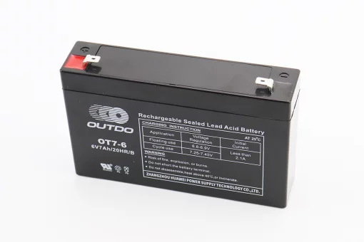 Акумулятор 6V7Ah OT7-6 кислотний (L151*W35*H94mm) для ДБЖ, іграшок та ін., FIX-348020