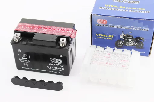 Аккумулятор 12V3Ah UTX4L-BS кислотный (L113*W70*H85mm), FIX-348033