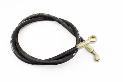 Шланг гидравлический (L-148см, фитинг1 под болт D-18mm, фитинг2 30град, гайка М16), FIX-998969