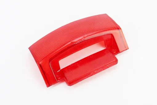 Honda DIO AF-18 "стекло"- стопа, красное, FIX-329036