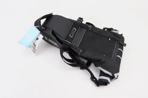 Сумка під сидіння (Bikepacking) 12L, кріпл. швидкознімне, чорно-сіра, FIX-409760