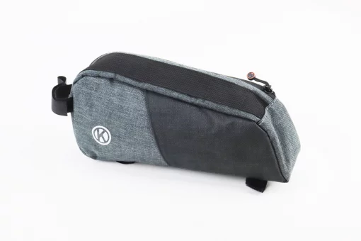 Сумка на раму 250х110х60мм, крепл. на липучке, серо-чёрная, FIX-409778