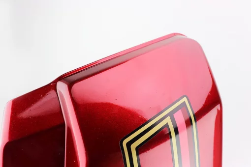 УЦІНКА ALPHA пластик - кришка бардачка ліва, права к-кт, ЧЕРВОНИЙ (дефект покраски, див фото), FIX-319365