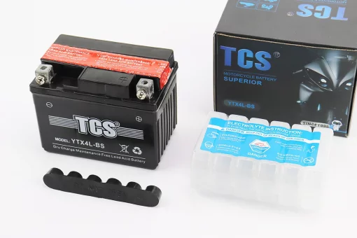 Аккумулятор 12V4Ah YTX4L-BS кислотный (L113*W70*H90mm), FIX-348096