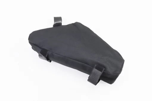 Сумка передняя под раму треугольная 280х135х60мм, крепл. на липучке, влагозащитная, чёрная, FIX-409782