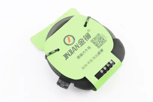 Замок протиугінний тросовий 1500х12мм з 5-ти значним кодом, кріплення за трубу сидіння, 509, FIX-409786