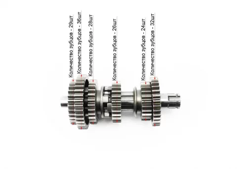 Коробка передач (два вала с шестернями) СG-125cc, FIX-508111