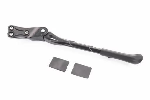 Подножка боковая задняя для 26", крепление за перо рамы, алюминиевая, чёрная HS-016, FIX-409800