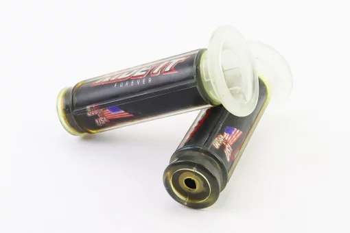 Рукоятка руля лев./пр. к-кт силикон RIDE IT, прозрачные, FIX-337105