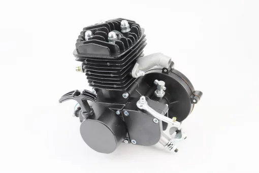 Двигатель велосипедный 2Т с ручным стартером + комплект для установки, ЧЕРНЫЙ, FIX-307031