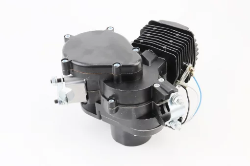 Двигатель велосипедный 2Т с ручным стартером + комплект для установки, ЧЕРНЫЙ, FIX-307031