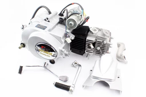 Двигатель мопедный в сборе 110куб (Delta) - "механика", FIX-307033