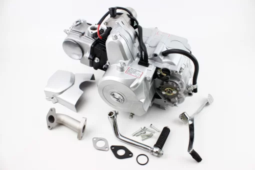 Двигатель мопедный в сборе 70куб (Delta) - "механика" (без надп. KANUNI), FIX-307044