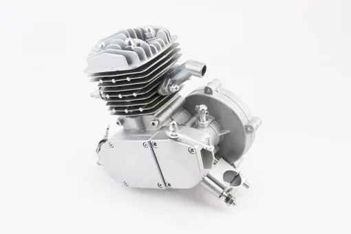 Двигатель велосипедный 2Т + комплект для установки, СЕРЫЙ, FIX-307053