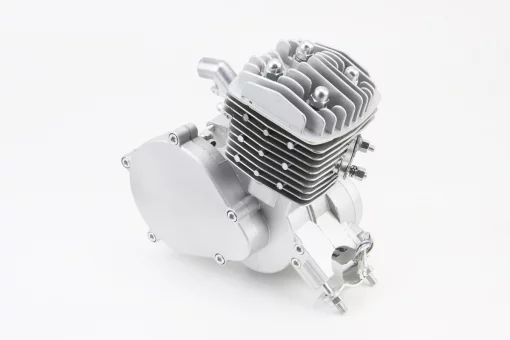 Двигатель велосипедный 2Т + комплект для установки, СЕРЫЙ, FIX-307053