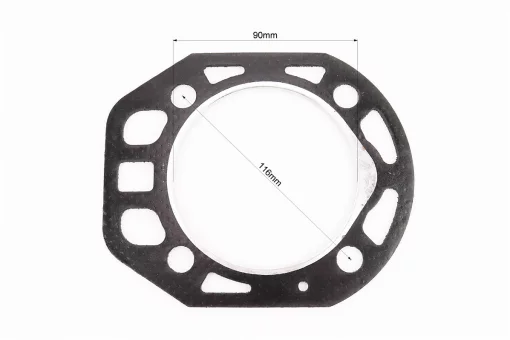 Прокладка головки цилиндра R180NM-80mm, к-кт 2шт (вн. кольцо с выступом), FIX-999007