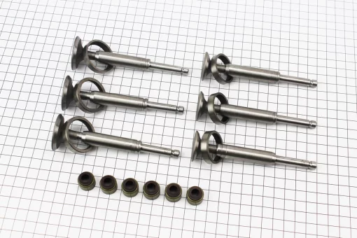 Клапан впускной, выпускной к-кт 6шт, FIX-614015