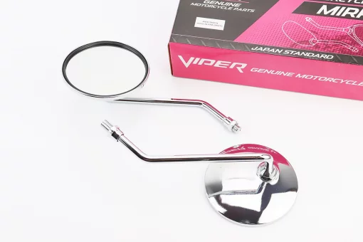 Зеркала к-кт Круглые-ХРОМ "Delta", м10, FIX-301039