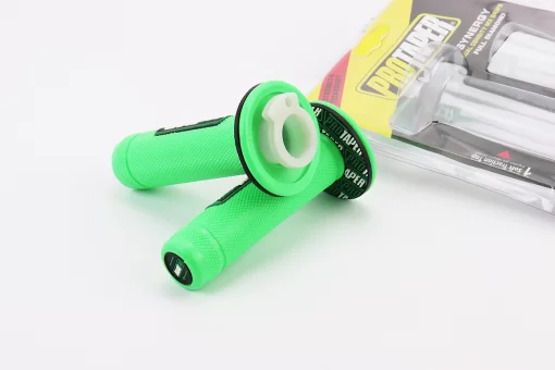 Рукоятка руля лев./пр. к-кт с вставкой, зеленый, FIX-337119