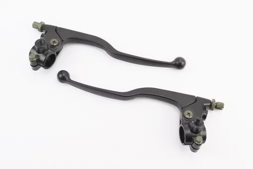 Важелі керма ліве, праве з кріпленням під дзеркало, к-кт 2шт (М10 права-ліва) МОТО CG/CB, тип 2, FIX-337123