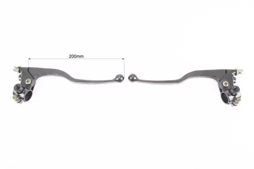 Важелі керма ліве, праве з кріпленням під дзеркало, к-кт 2шт (М10 права-ліва) МОТО CG/CB, тип 2, FIX-337123