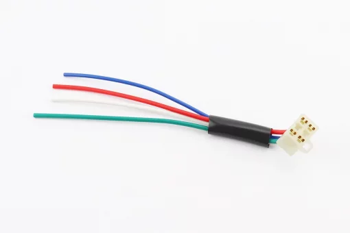 Разъем 6 контактов "мама" + 4 провода, FIX-337126