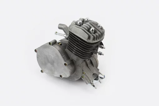 Двигатель велосипедный 2Т с ручным стартером, СЕРЫЙ, FIX-307067