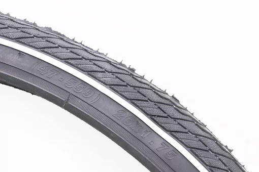 Шина 26"х1,75 (47-559) дорожная с белой полосой SY-1187, FIX-402917