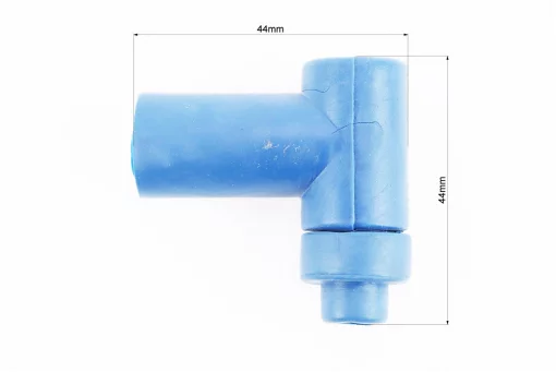 Колпачок свечной "люлька" 90град СИНИЙ "силикон" малый, Тип 1, FIX-337181