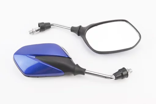 Зеркала к-кт "Lux" синие на хром ножке, м10, FIX-337184