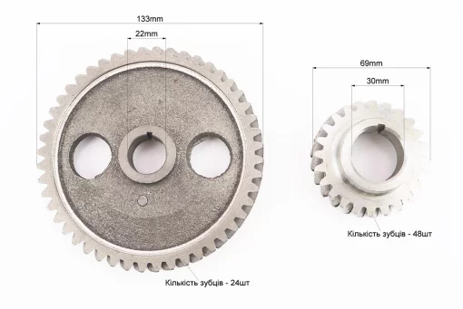 Шестерні ГРМ к-кт 2шт УРАЛ, FIX-341223