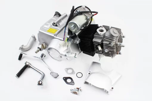 Двигатель мопедный в сборе 110куб (Delta) - "механика", FIX-307097