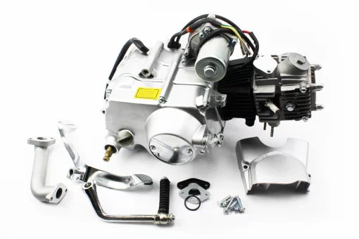 Двигатель мопедный в сборе 70куб (Delta) - "механика", FIX-307114