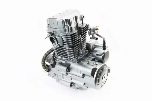 Двигатель мотоциклетный в сборе CGT-250cc (водяное охлаждение) + карбюратор, коммутатор, катушка зажигания, тип 2, FIX-307143