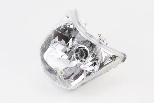 УЦІНКА Фара передня в зборі, тип. 1 (роз'єм малий "мама") (дефект скла + тріщини, див. фото), FIX-508228