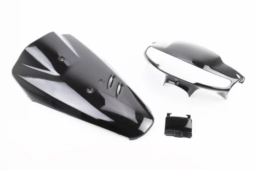 Honda DIO AF-27 пластик - к-кт крашеные 5 деталей, ЧЕРНЫЙ, FIX-329101