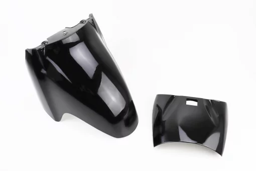 Honda LEAD AF-48 пластик - крыло переднее (2части к-кт), ЧЕРНЫЙ, тип 1, FIX-329103