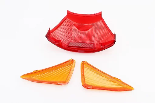 Honda LEAD AF-48 "скло"- стопа, червоне + поворотів, жовті к-кт 3шт, FIX-329109