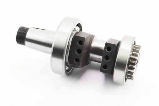 Коленвал R180NM +подшипники+шестерня, запрессованный, с канавкой под ст. кольцо, FIX-603473