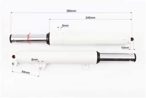 Амортизатор передний (перья), к-кт 2шт Honda DIO, 360мм (под диск. торм.), FIX-308020