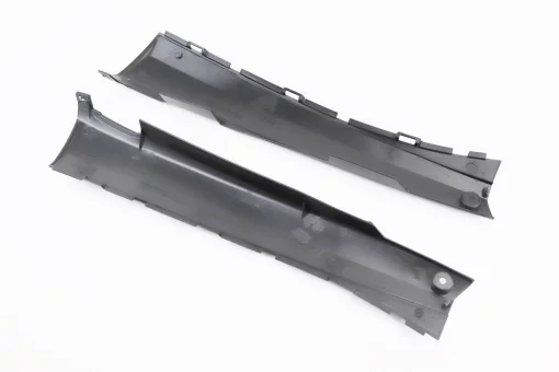 Yamaha JOG ARTISTIC пластик - нижний боковой лев+прав к-кт 2шт, ЧЕРНЫЙ (незначчительниые потертости), FIX-998826