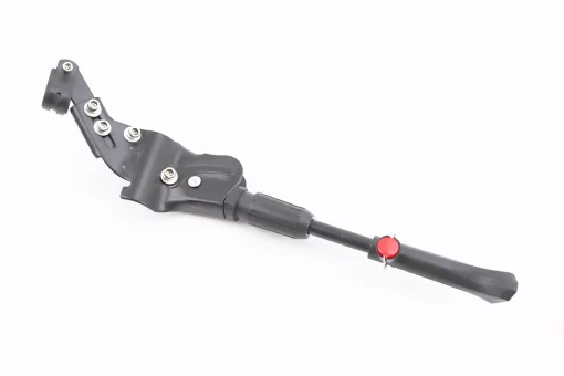 Подножка боковая задняя телескопическая для 26"- 29", с изменяемым углом крепления, алюминиевая, чёрная HS-002В, FIX-409861