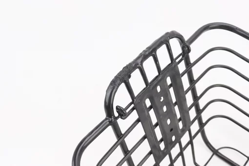 Корзина багажная передняя 28" с крышкой, чёрная BSK-СК-45 (возможны царапины, сколы, дефекты покраски), FIX-409867