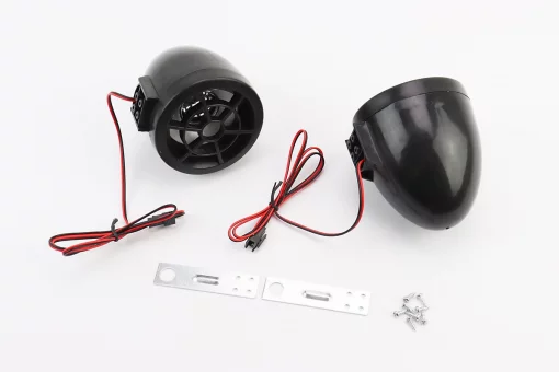 АУДИО колонки D=80мм, к-кт 2шт (черные), FIX-337224