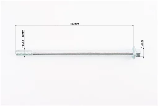 Вісь переднього колеса d10mm; L180mm + гайка, 5 шт, FIX-999039