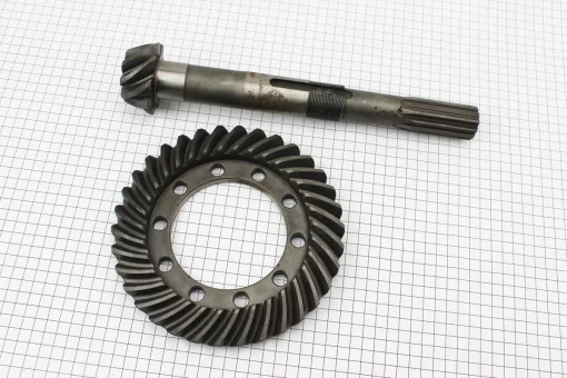 Шестерні конічні заднього моста, провідна Z-11/9 + ведена Z-34 к-кт DongFeng 240/244 (250.38.118A + 250.38.127A), FIX-615023