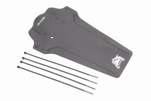 Крыло полипропиленовое универсальное, крепл. на стяжках, "карбон", FIX-409919