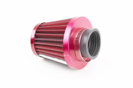 Фильтр воздушный нулевой 35мм прямой "конус" красный (большой), FIX-301176